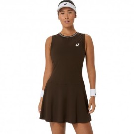 Asics Abito Tennis Game Nero Coffee Donna
