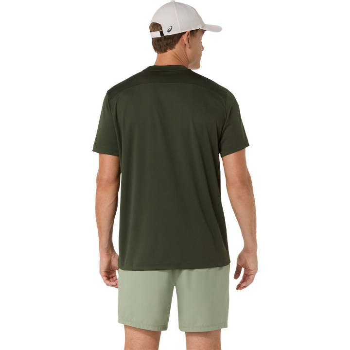 Asics T-Shirt Tennis Court Performance Nero Uomo