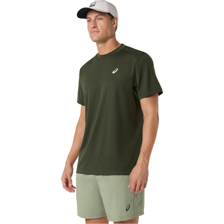 Asics T-Shirt Tennis Court Performance Nero Uomo