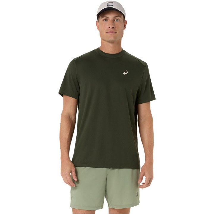 Asics T-Shirt Tennis Court Performance Nero Uomo