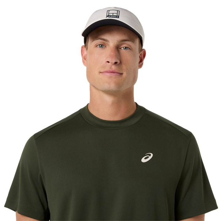 Asics T-Shirt Tennis Court Performance Nero Uomo