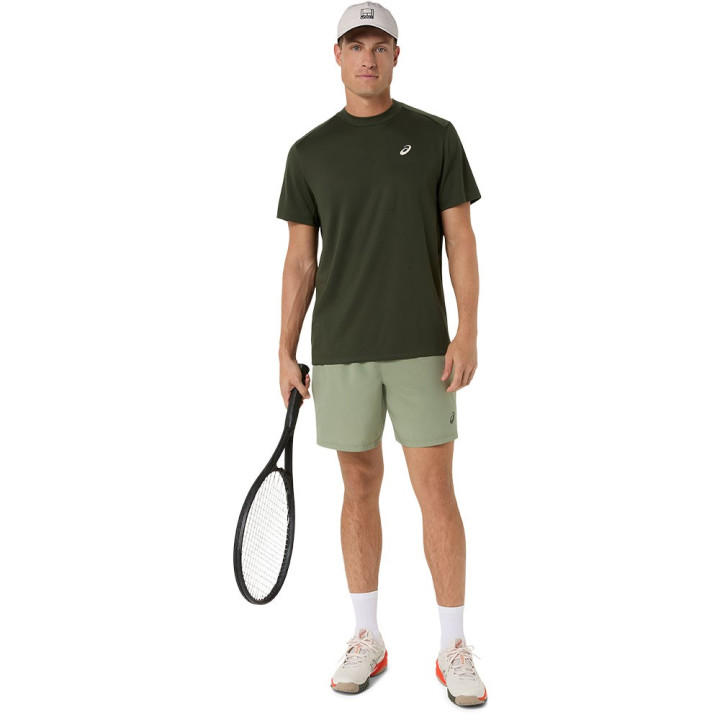 Asics T-Shirt Tennis Court Performance Nero Uomo