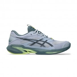 Asics Solution Speed Ff 4 Clay Grigio Blu Ironclad - Scarpe Da Tennis Uomo