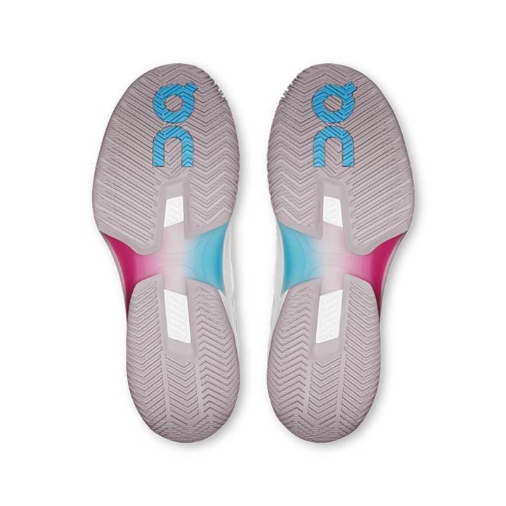 On The Roger Pro Fire Hc Bianco Rosa - Scarpe Tennis Uomo