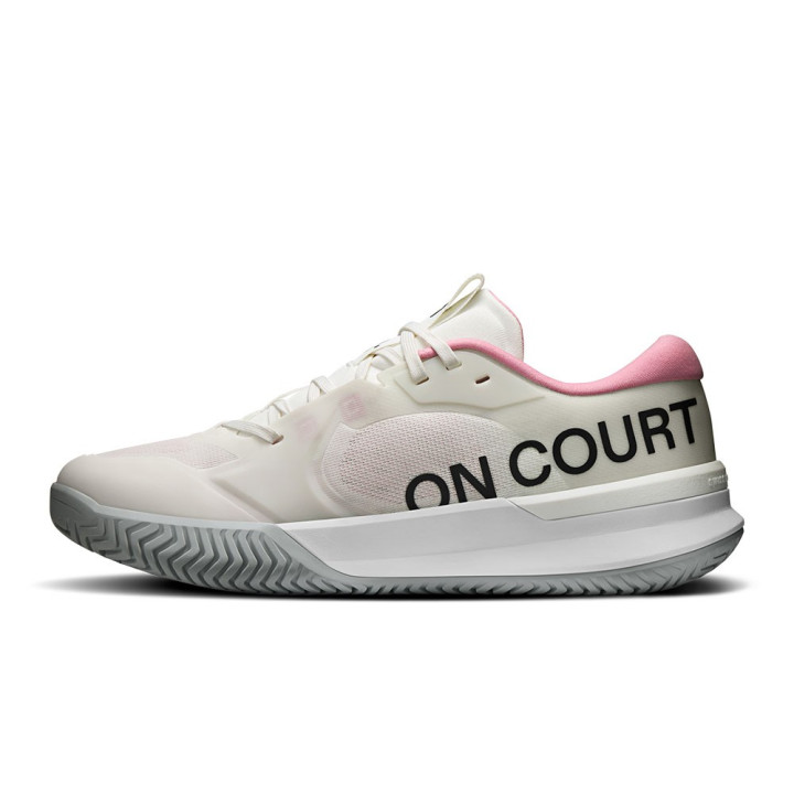 On The Roger Pro Fire Hc Bianco Rosa - Scarpe Tennis Uomo