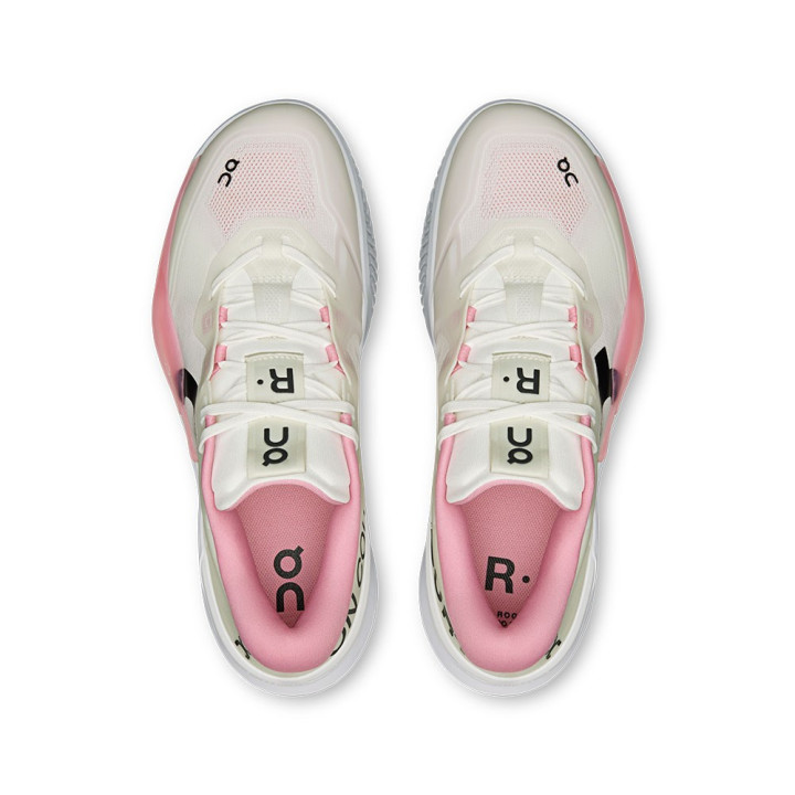 On The Roger Pro Fire Hc Bianco Rosa - Scarpe Tennis Uomo