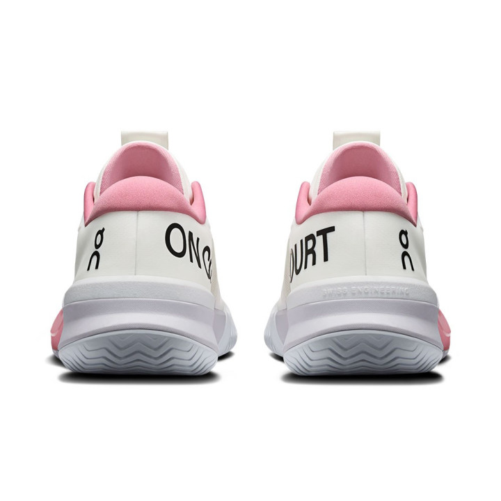 On The Roger Pro Fire Hc Bianco Rosa - Scarpe Tennis Uomo