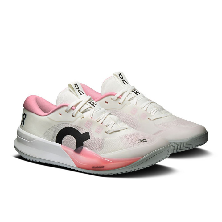 On The Roger Pro Fire Hc Bianco Rosa - Scarpe Tennis Uomo