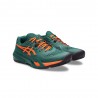 Asics Gel-Resolution X Jewel Verde Energy Arancio - Scarpe Padel Uomo