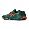 Asics Gel-Resolution X Jewel Verde Energy Arancio - Scarpe Padel Uomo