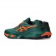 Asics Gel-Resolution X Jewel Verde Energy Arancio - Scarpe Padel Uomo