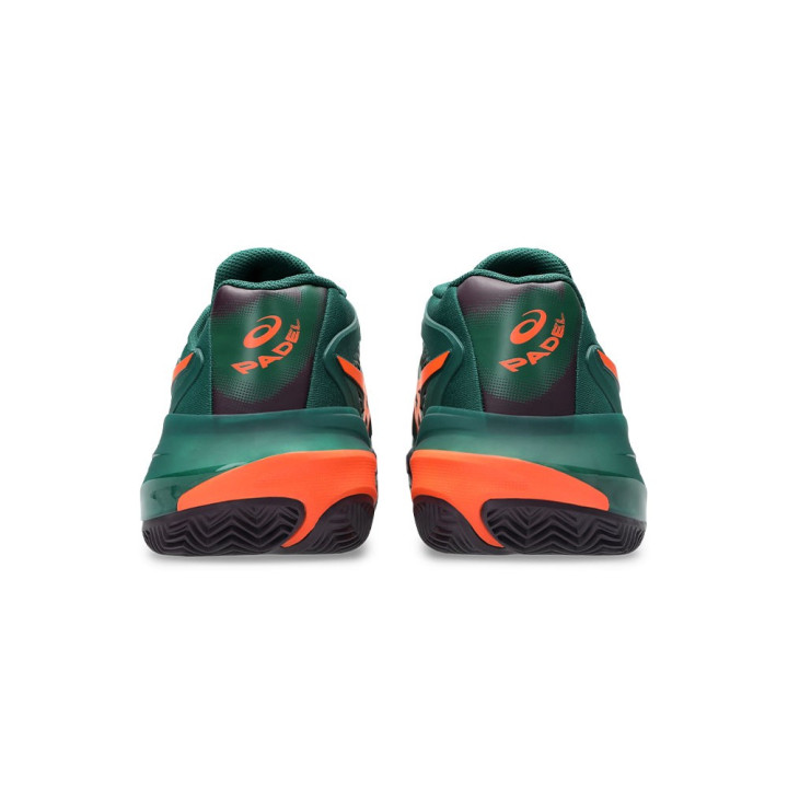 Asics Gel-Resolution X Jewel Verde Energy Arancio - Scarpe Padel Uomo