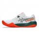 Asics Gel-Challenger 15 Bianco Energy Arancio - Scarpe Padel Uomo
