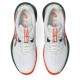 Asics Gel-Challenger 15 Bianco Energy Arancio - Scarpe Padel Uomo