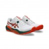 Asics Gel-Challenger 15 Bianco Energy Arancio - Scarpe Padel Uomo