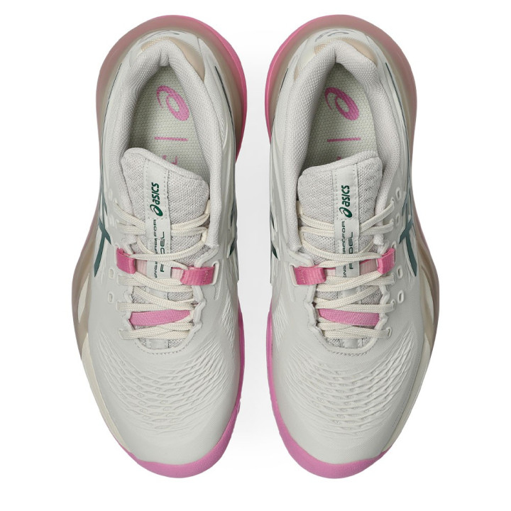 Asics Gel-Resolution X Soft Oat Jewel Verde - Scarpe Padel Donna