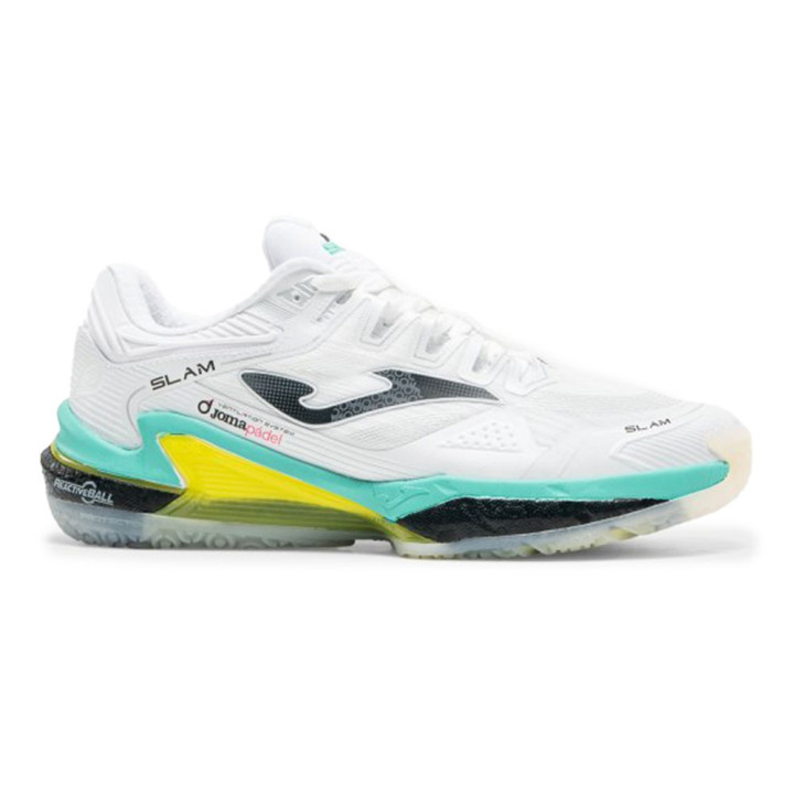 Joma Sport Slam Bianco Turchese - Scarpe Padel Uomo