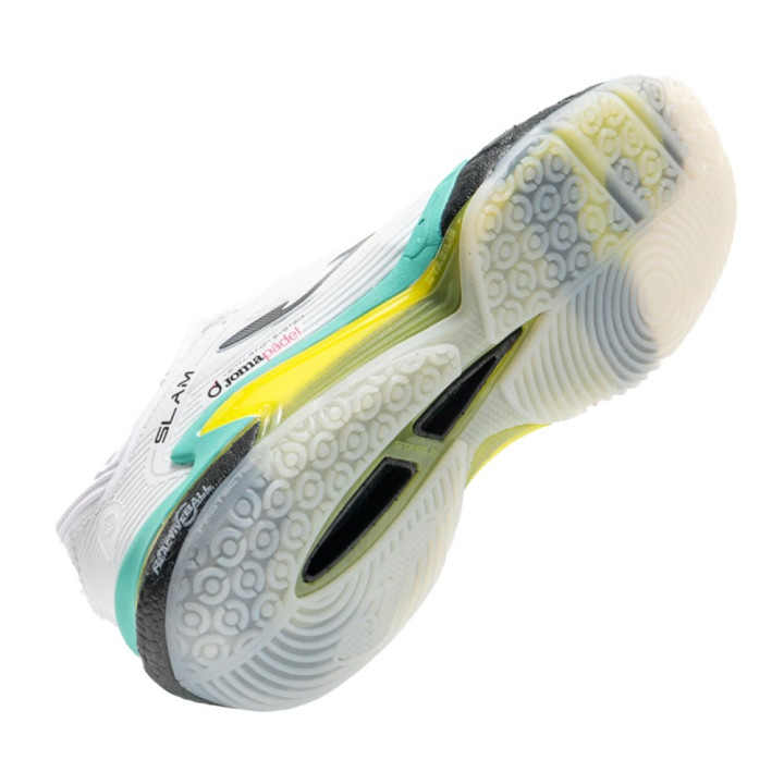 Joma Sport Slam Bianco Turchese - Scarpe Padel Uomo