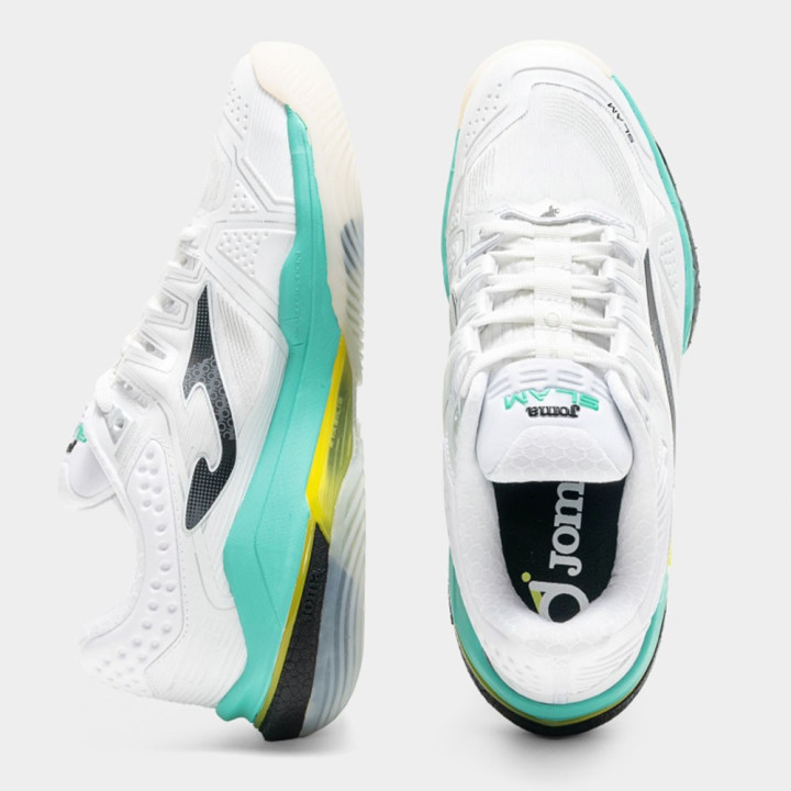 Joma Sport Slam Bianco Turchese - Scarpe Padel Uomo