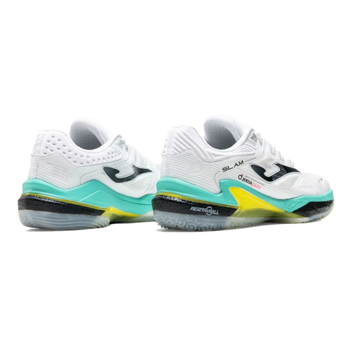 Joma Sport Slam Bianco Turchese - Scarpe Padel Uomo