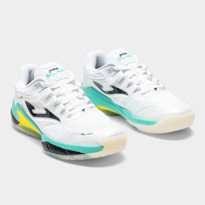 Joma Sport Slam Bianco Turchese - Scarpe Padel Uomo
