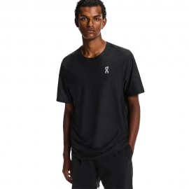 On T-Shirt Tennis Court-T Nero Uomo