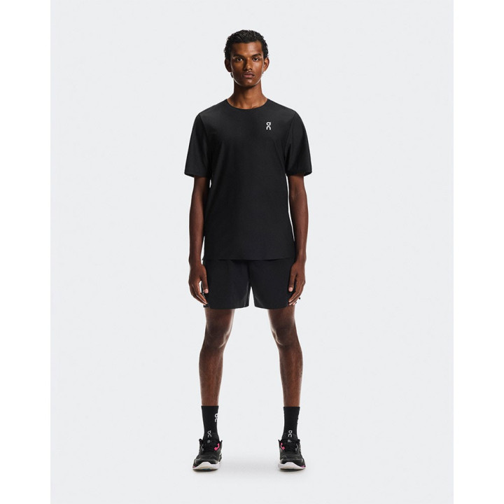 On T-Shirt Tennis Court-T Nero Uomo
