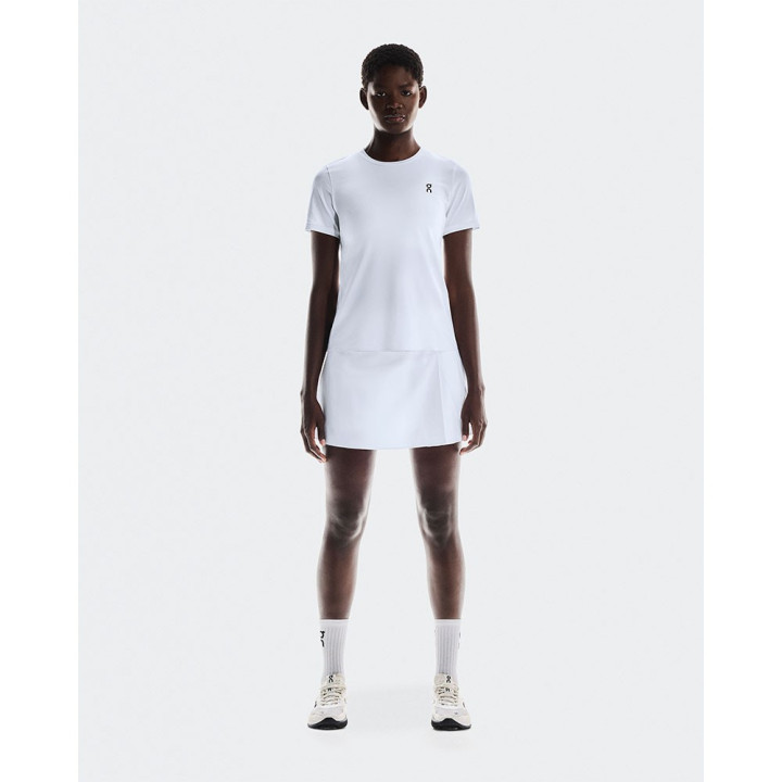 On Gonna Tennis Court Pleated Bianco Donna