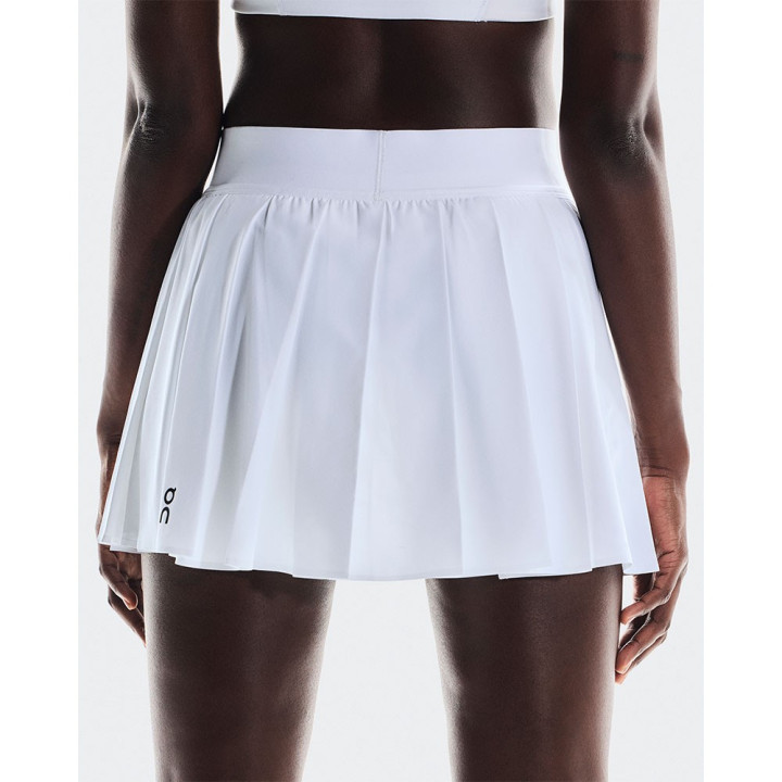 On Gonna Tennis Court Pleated Bianco Donna