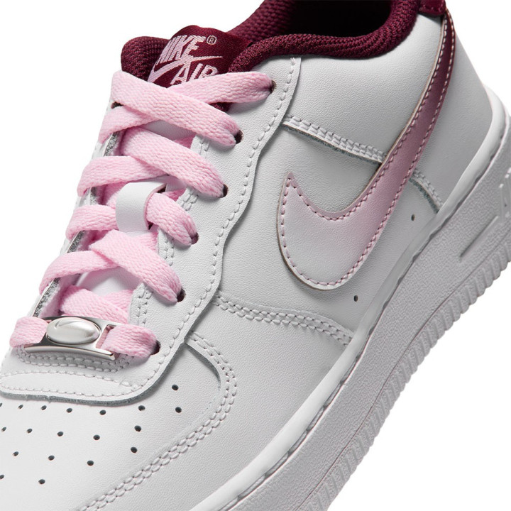 Nike Air Force 1 Le Gs Bianco Bordo' - Sneakers Bambina