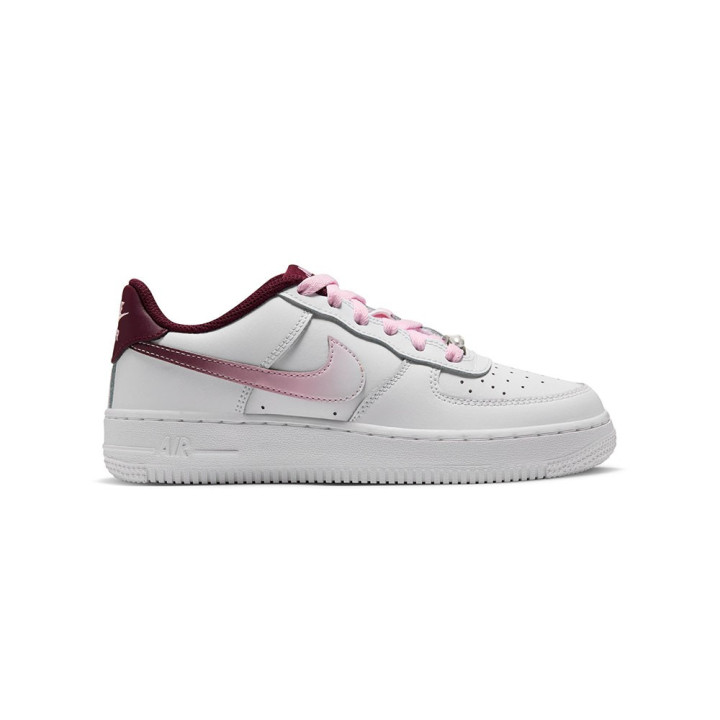Nike Air Force 1 Le Gs Bianco Bordo' - Sneakers Bambina