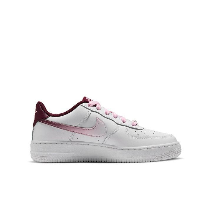 Nike Air Force 1 Le Gs Bianco Bordo' - Sneakers Bambina
