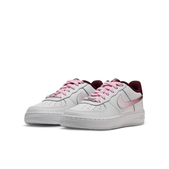 Nike Air Force 1 Le Gs Bianco Bordo' - Sneakers Bambina