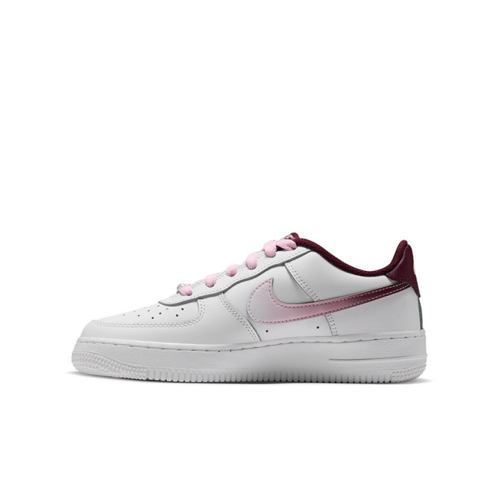 Nike Air Force 1 Le Gs Bianco Bordo' - Sneakers Bambina