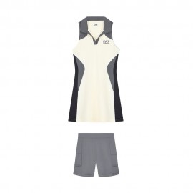 Ea7 Abito Tennis Pro Classic Nero Butter Donna
