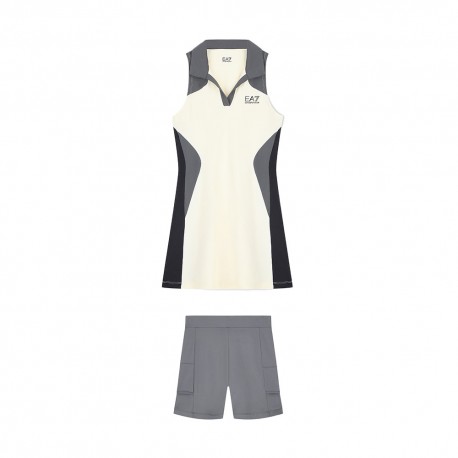 Ea7 Abito Tennis Pro Classic Nero Butter Donna S