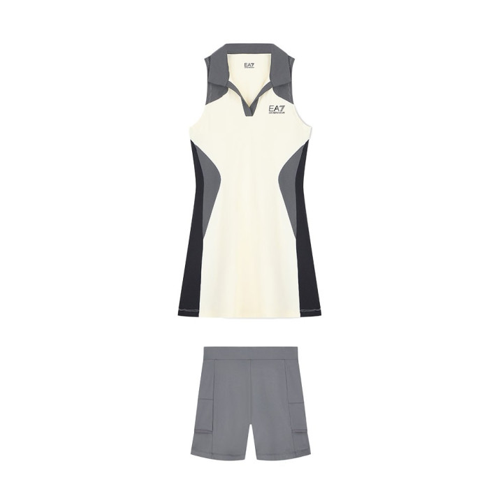 Ea7 Abito Tennis Pro Classic Nero Butter Donna