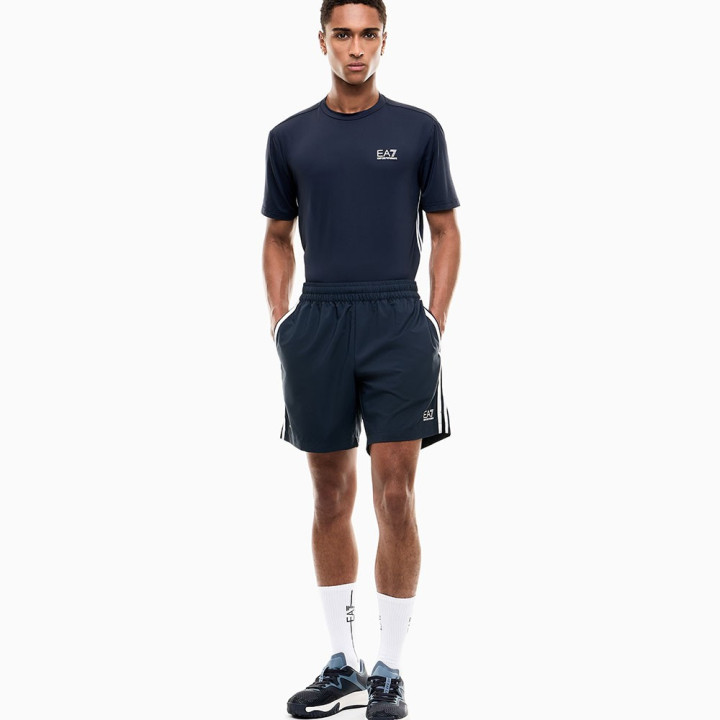 Ea7 Polo Tennis Pro Bublik Armani Blue Uomo