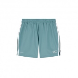 Ea7 Short Tennis Pro Bublik Argento Pine Uomo