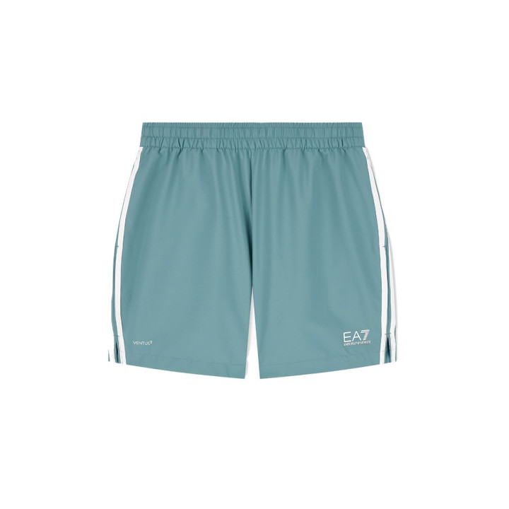 Ea7 Short Tennis Pro Bublik Argento Pine Uomo