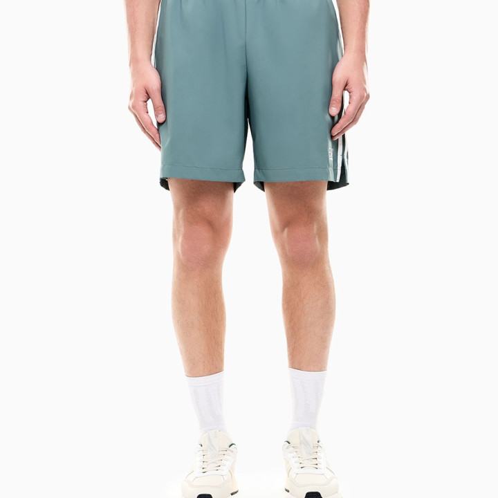 Ea7 Short Tennis Pro Bublik Argento Pine Uomo