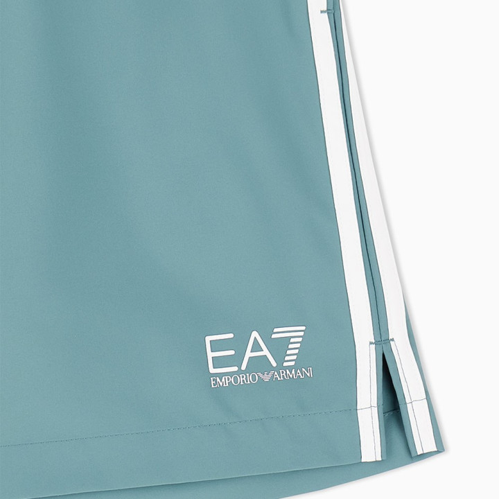 Ea7 Short Tennis Pro Bublik Argento Pine Uomo