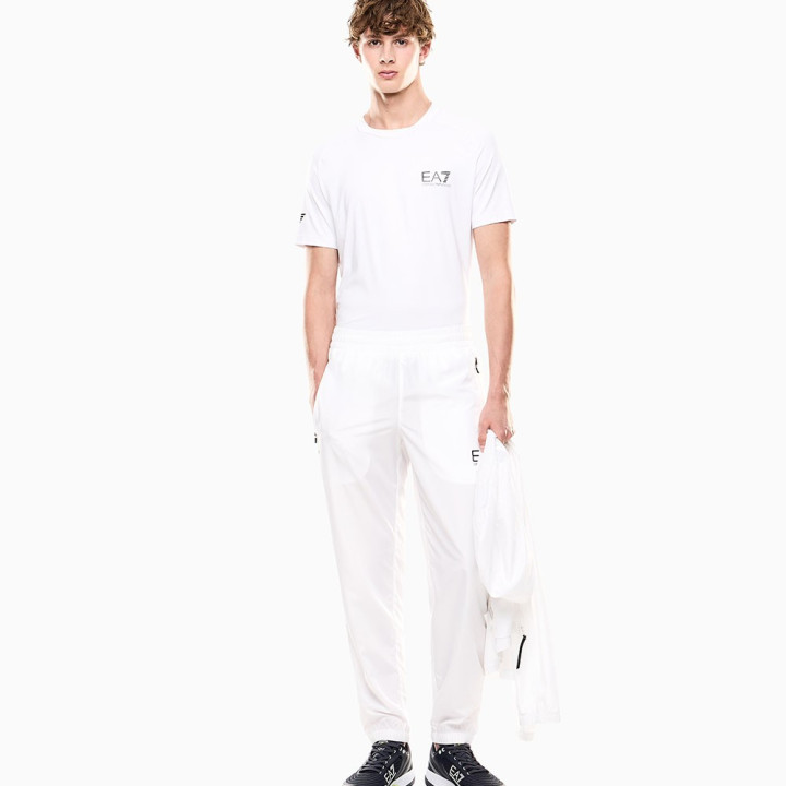 Ea7 T-Shirt Tennis Ventus7 Bianco Uomo