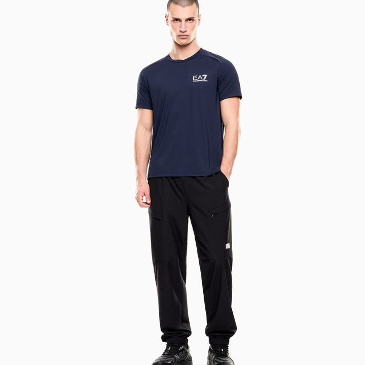Ea7 T-Shirt Tennis Ventus7 Armani Blue Uomo