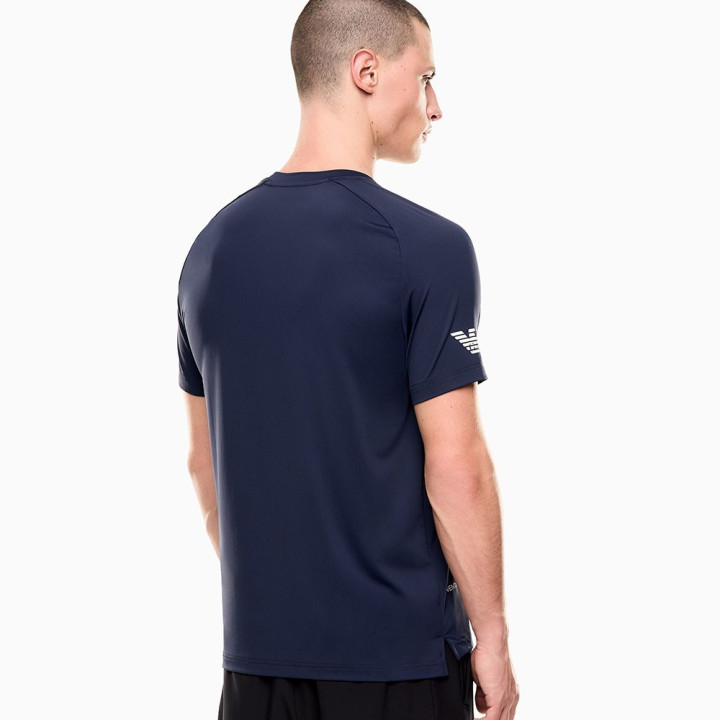Ea7 T-Shirt Tennis Ventus7 Armani Blue Uomo