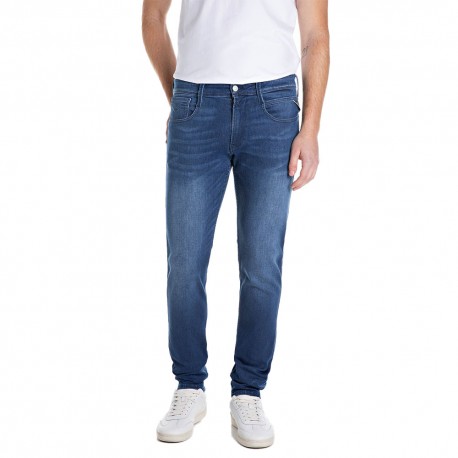 Replay Jeans Anbass Blu Medio Uomo
