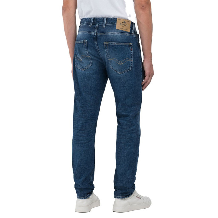 Replay Jeans Groover Blu Chiaro Uomo