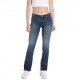 Replay Jeans Bootcut Newluz Blu Scuro Donna