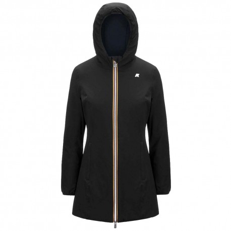 K-Way Giacca Denise Reversibile Nero Donna