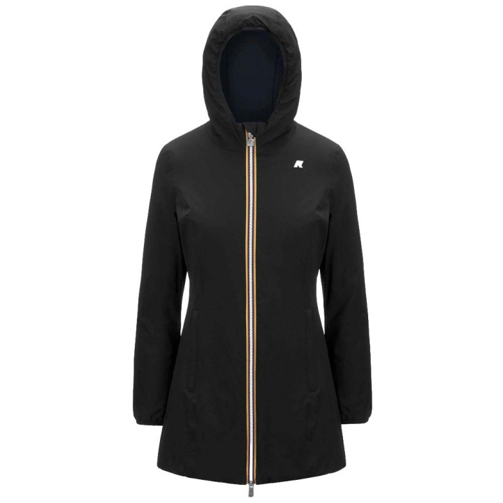 K-Way Giacca Denise Reversibile Nero Donna